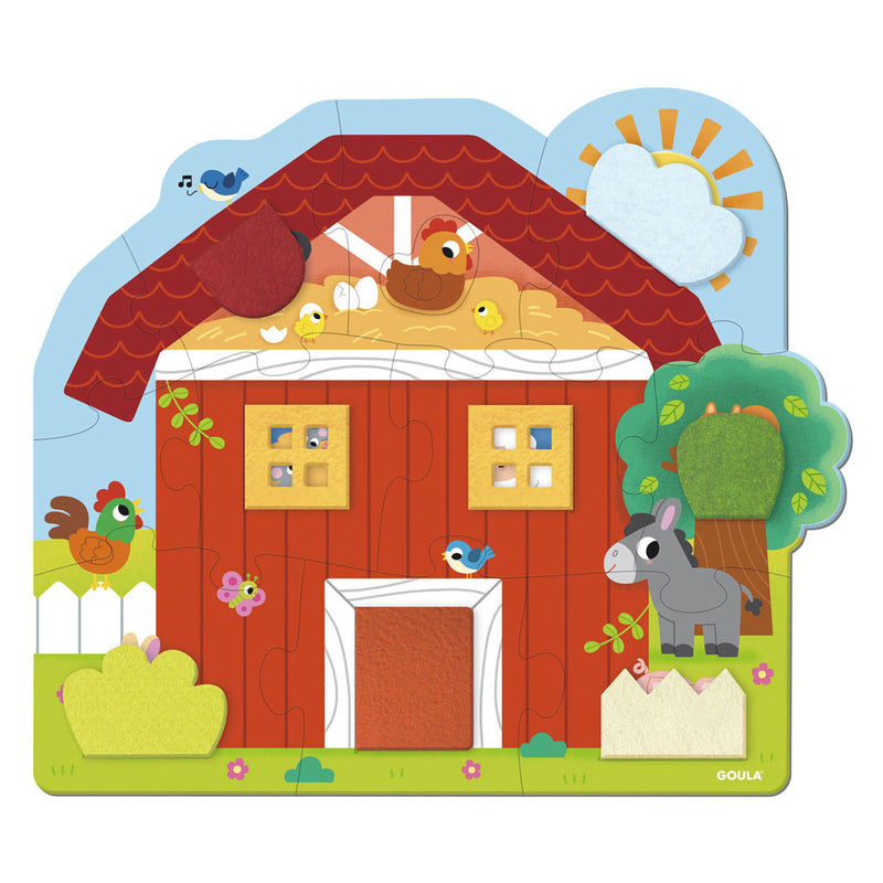 Afbeelding laden in galerijviewer, Jumbo goula puzzel xxl surprise farm - 12st.
