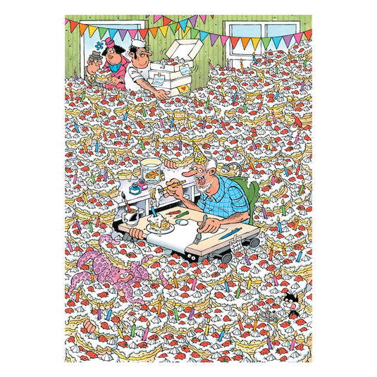 Jumbo puzzel 500 st. jvh expert 8 - hoera jan 90 jaar!