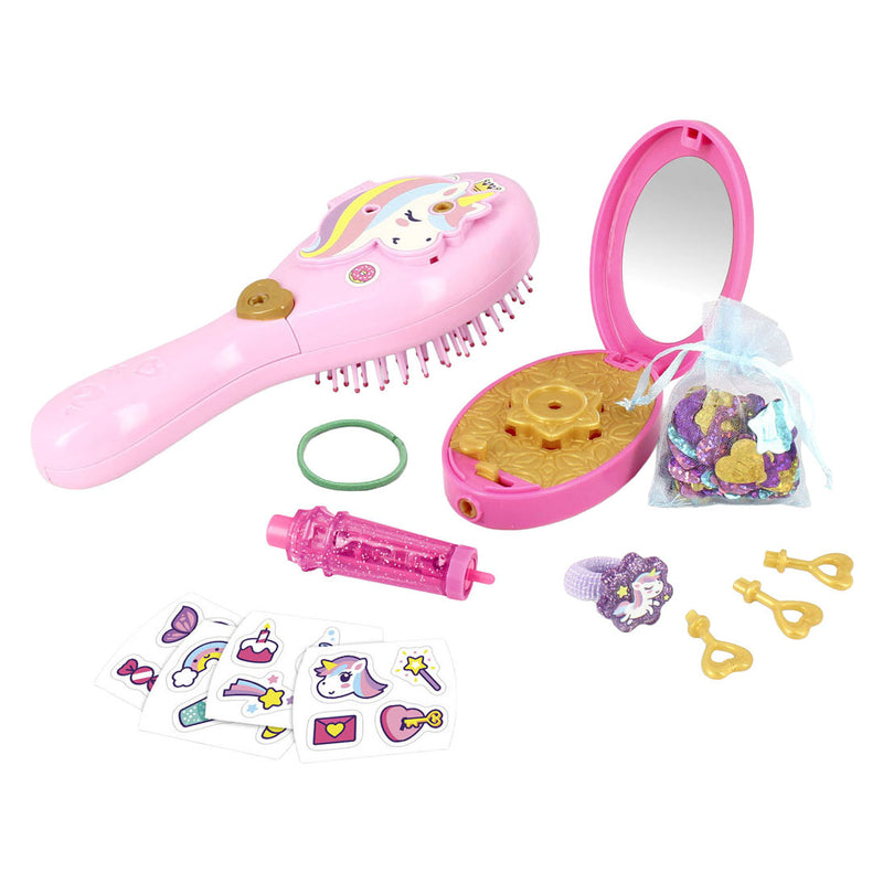Chargez l'image dans la visionneuse de la galerie, Jumbo funlockets geheime haarborstel met glinsters februari

