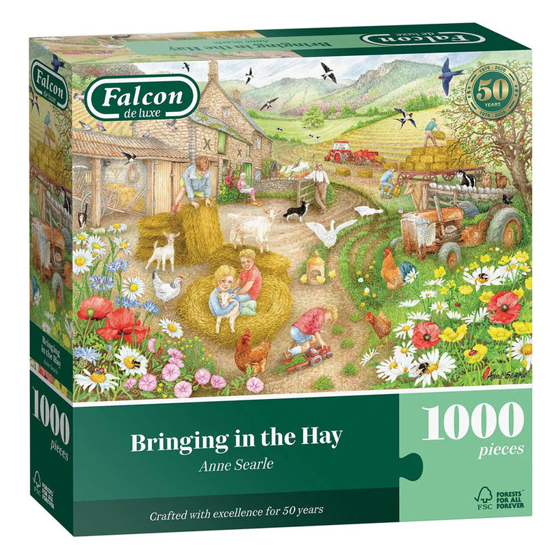 Afbeelding laden in galerijviewer, Jumbo falcon bringing in the hay - 1000st.
