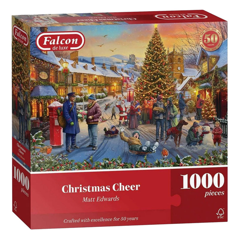 ギャラリービューアに画像をロードする, Jumbo falcon christmas kerstpuzzel - 1000st.
