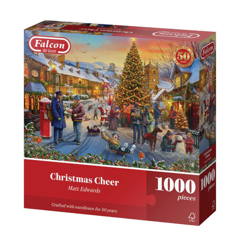 Chargez l'image dans la visionneuse de la galerie, Jumbo falcon christmas kerstpuzzel - 1000st.
