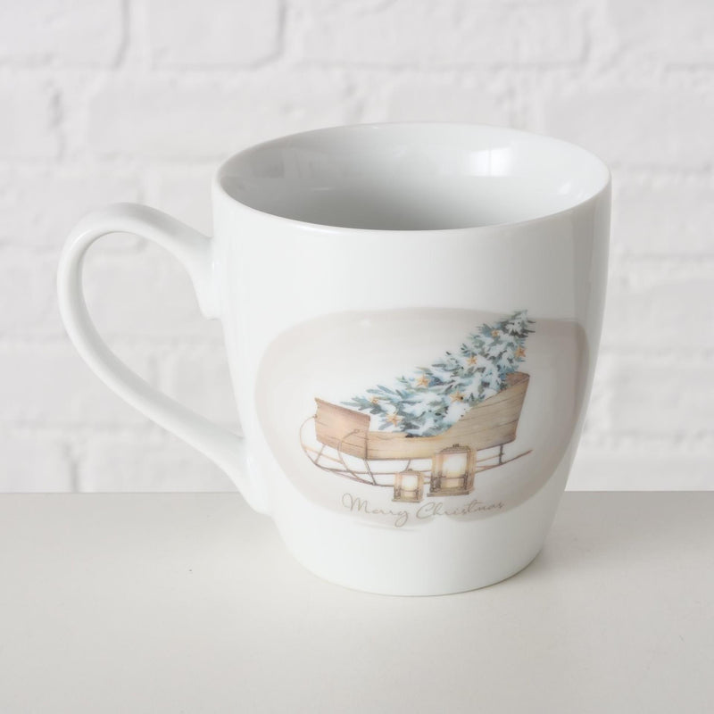 Load image into Gallery viewer, Boltze home beker slee met kerstboom 480 ml
