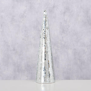 Boltze home kerstboom disco spiegelglas h39cm