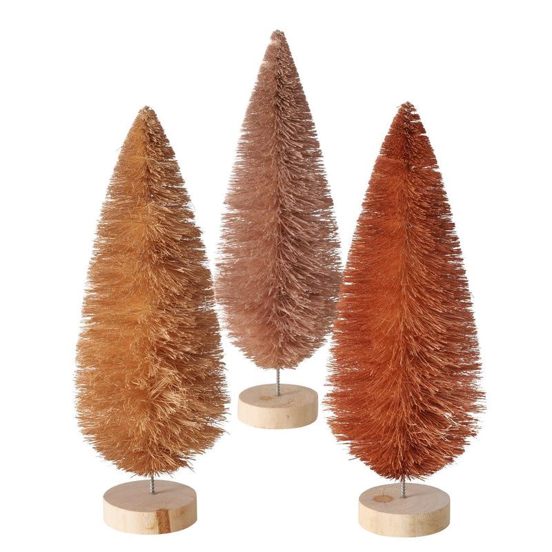 Afbeelding laden in galerijviewer, Boltze home decoratief boom bosco sisal dia.9x23cm geel rood bruin roze
