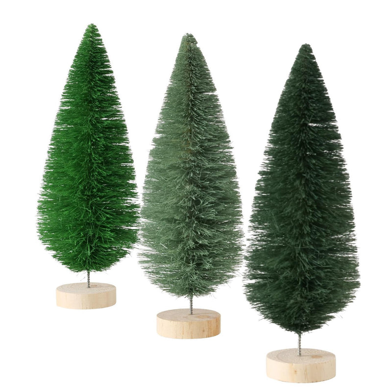 Afbeelding laden in galerijviewer, Boltze home decoratief boom bosco sisal dia9x23cm licht groen donker groen grijs groen
