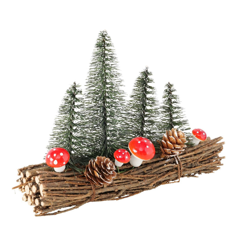 Load image into Gallery viewer, Boltze home kersttafereel met kerstbomen h17cm
