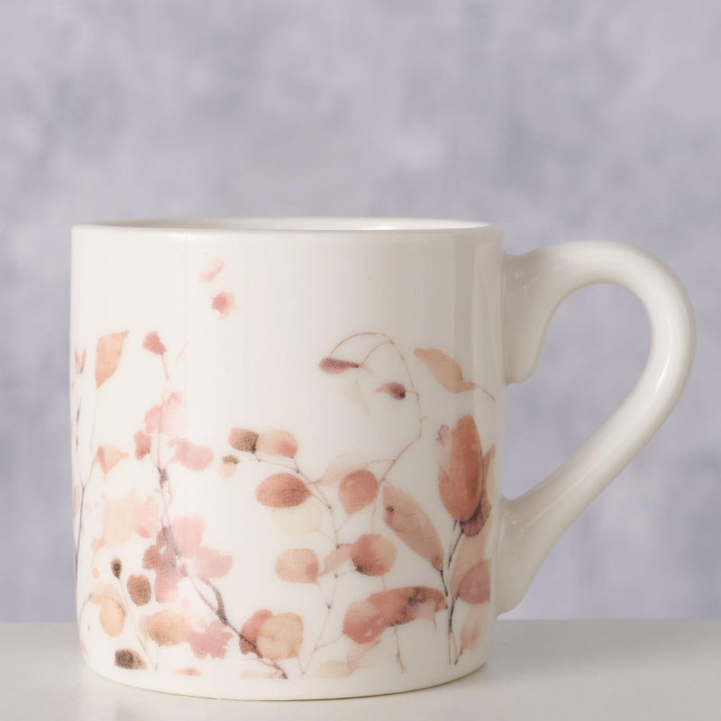 Afbeelding laden in galerijviewer, Boltze home espresso mok blad bernada h6cm keramiek
