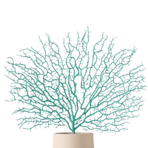 Boltze home decoratietak koraal turkoois polyethyleen 46cm