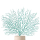 Boltze home decoratietak koraal turkoois polyethyleen 46cm