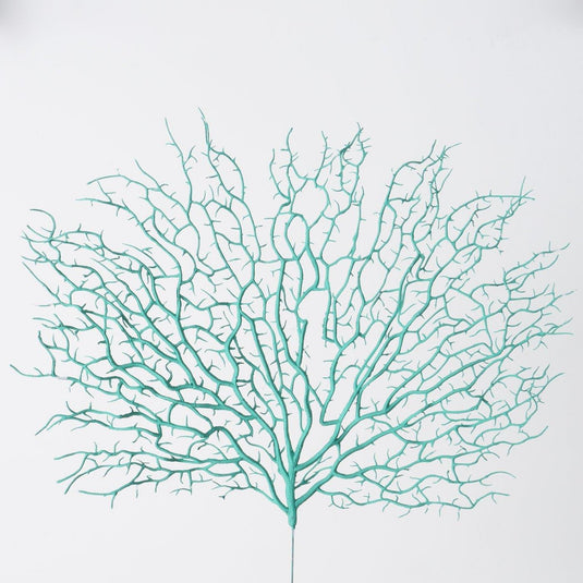 Boltze home decoratietak koraal turkoois polyethyleen 46cm