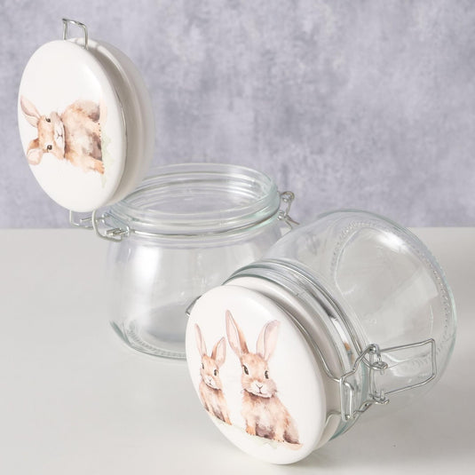 Boltze home voorraadpot hansi konijn