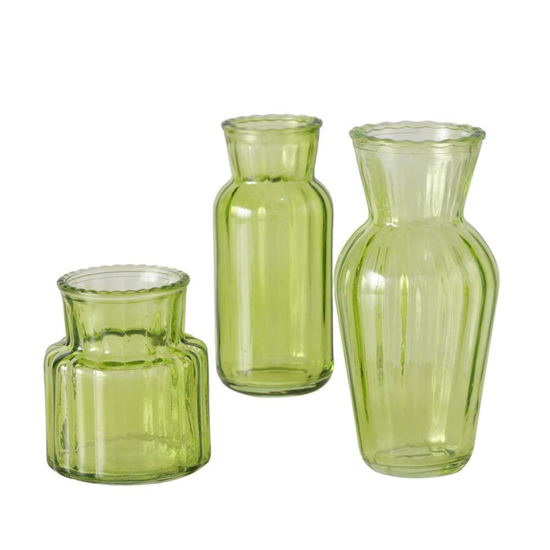 Load image into Gallery viewer, Boltze home vaas tilla 3-delig groen
