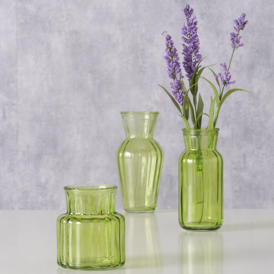 Boltze home vaas tilla 3-delig groen