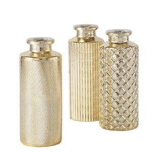 Boltze home vaas adore 13,5cm goud