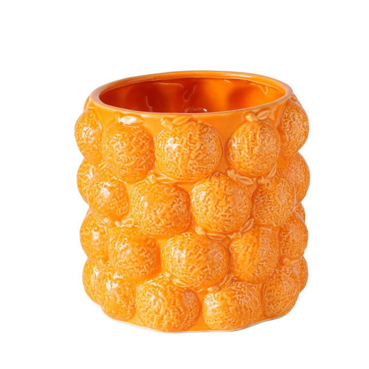 Boltze home bloempot sinaasappel h15cm