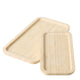 Boltze home dienblad bamboe set 2-delig