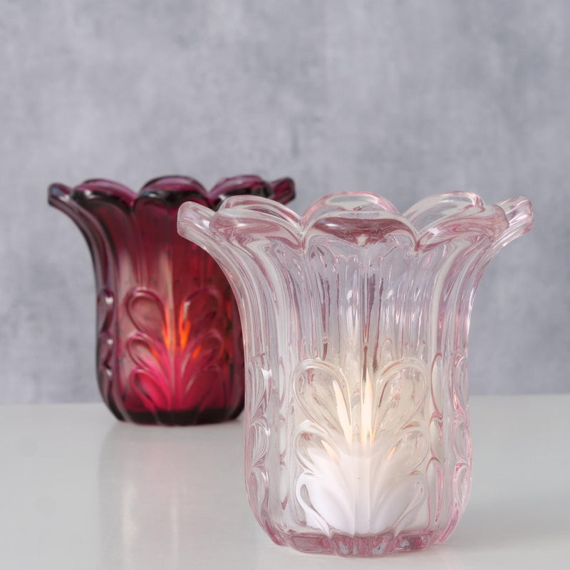 Load image into Gallery viewer, Boltze home vaas rosena h10,5 glas

