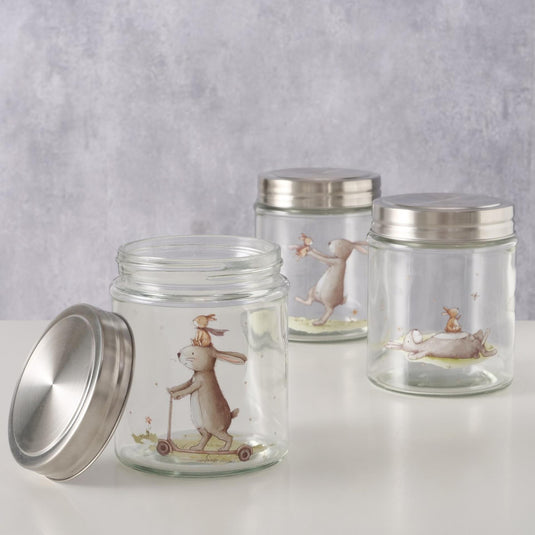 Boltze home voorraadpot bunny 625ml