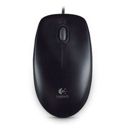 Logitech b100 optical usb mouse for business (wit, 800 dpi)