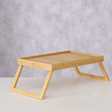 Boltze home bed-dienblad gobi 66x31,5x20,5cm bamboe