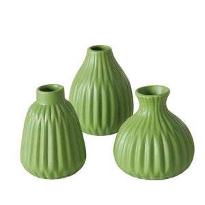 Boltze home vaas esko dia10x11cm keramiek groen in 3 uitvoeringen