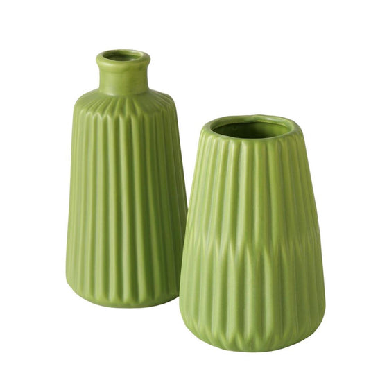 Boltze home vaas esko h17cm groen