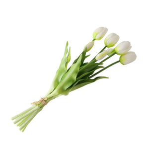 Boltze home kunstbloemen tulp 40cm wit