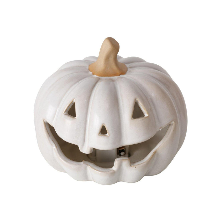 Afbeelding laden in galerijviewer, Boltze home decoratieve standaard led monty pompoen ã˜10,5xh9cm
