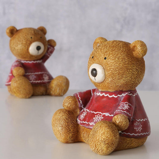 Boltze home figuur beer bailey ã˜10xh11cm 2 assorti
