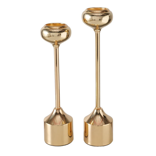 Boltze home kandelaarset donus goud 2-delig ã˜3,2-8,2xh32,5-36,5cm
