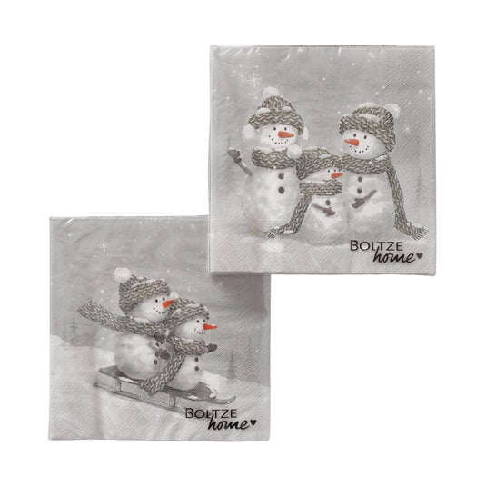 Boltze home servetten frosty pak a 20
