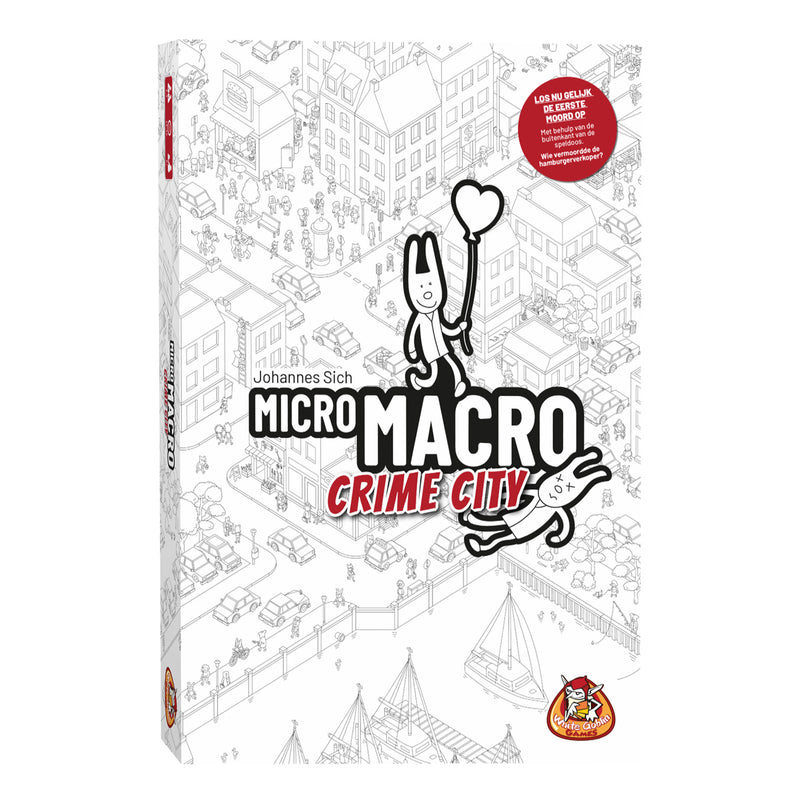 Load image into Gallery viewer, White goblin games micromacro: crime city bordspel (nederlands, 1 - 4 spelers, 15 - 45 minuten, vanaf 12 jaar)
