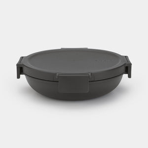 Brabantia make take lunchkom 1l dark grey