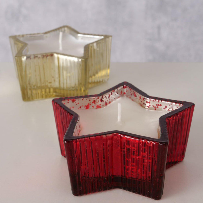 Load image into Gallery viewer, Boltze home kaarsenpot ster 9x9x4cm
