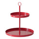 Boltze home etagère rood ø30xh34cm