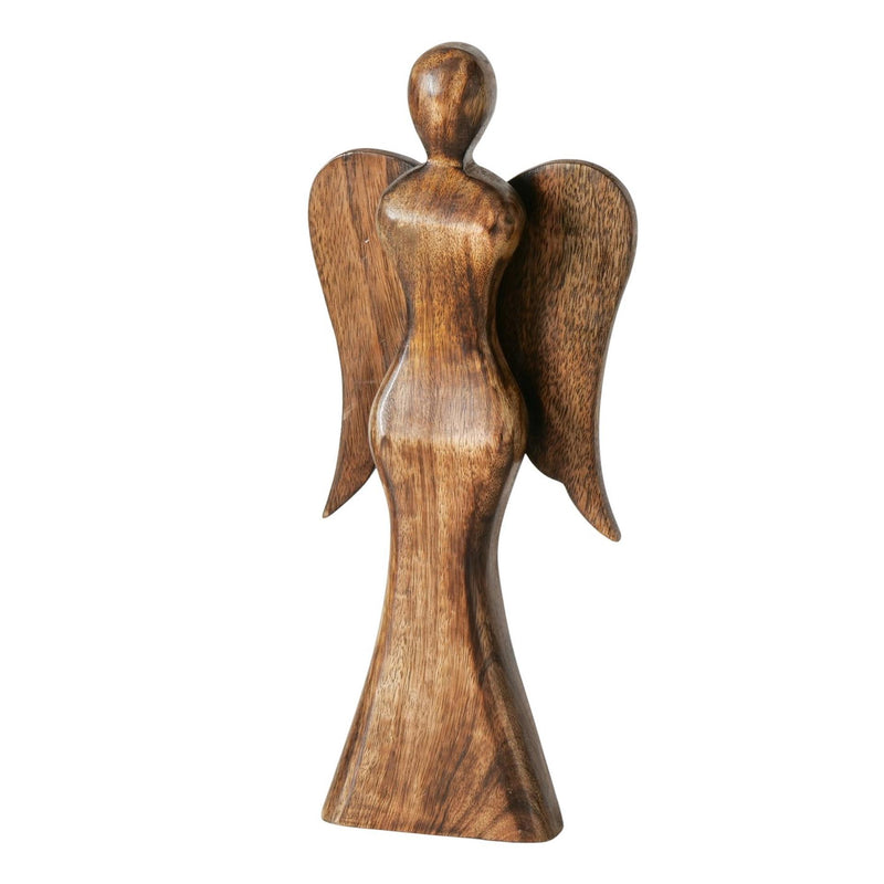 Load image into Gallery viewer, Boltze home figuur engel hout 16x35cm
