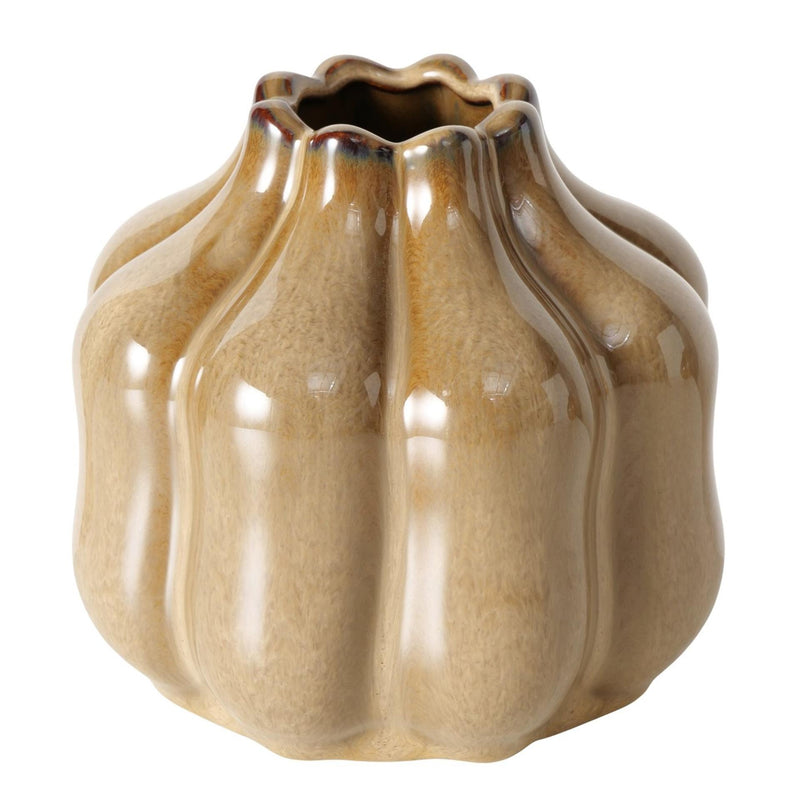 Load image into Gallery viewer, Boltze home vaas bruin ø12,5xh11,3cm
