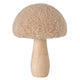 Boltze home decoratieve standaard fugy paddenstoel met stand ø11xh14,5cm dennenhout polyester