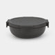 Brabantia make take saladebak 1,3l dark grey