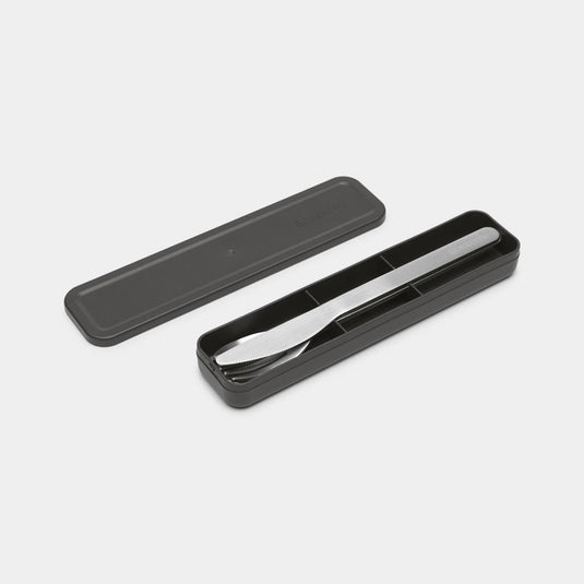 Brabantia bestekset 3-delig dark grey