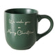 Boltze home mok lieder donkergroen 300ml ø8,3xh9,5cm vaatwasmachinebestendig