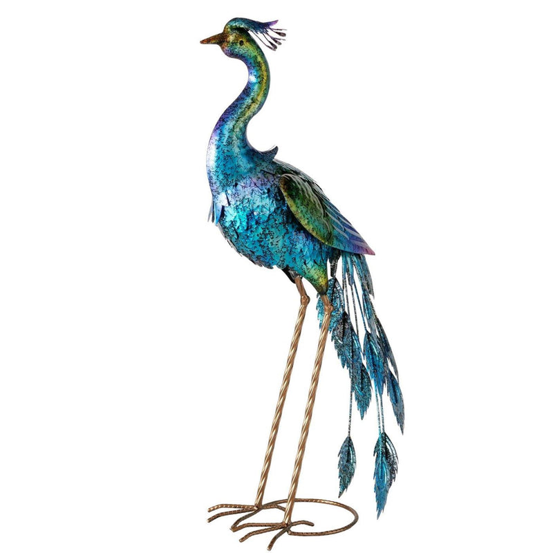 ギャラリービューアに画像をロードする, Boltze home figuur pauw paulo metaal 32x20x67cm
