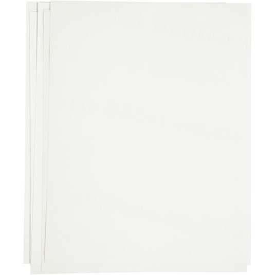 Transfer vellen, vel 21,5x28 cm, voor donker en licht textiel, wit, 12 vel 1 doos