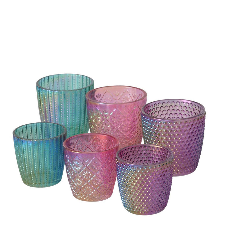 Afbeelding laden in galerijviewer, Boltze home windlicht patty 2-delig h7,3-8,8cm 3 assorti

