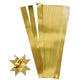 Vlechtstroken, l: 45 cm, d 4,5 cm, b: 10 mm, goud, 100 stroken 1 doos