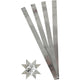 Vlechtstroken, l: 73 cm, b: 25 mm, d 11,5 cm, zilver, 100 stroken 1 doos