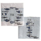 Boltze home servetten vis servetten vissen