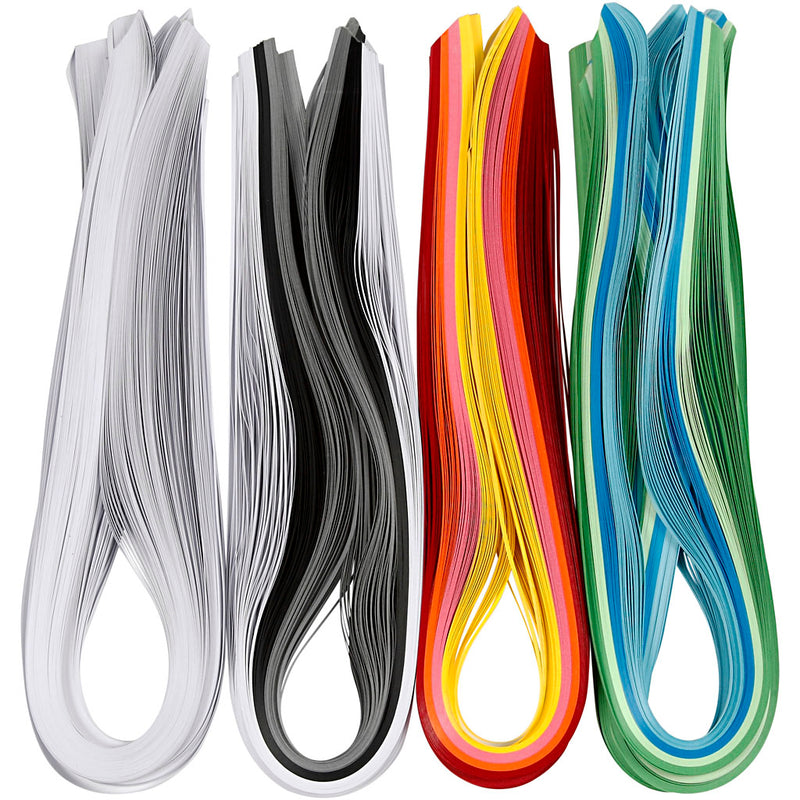 Load image into Gallery viewer, Https: www.cchobby.nl quilling-stroken-l-78-cm-b-5-mm-120-gr-diverse-kleuren-12x100-stuk-1-doos
