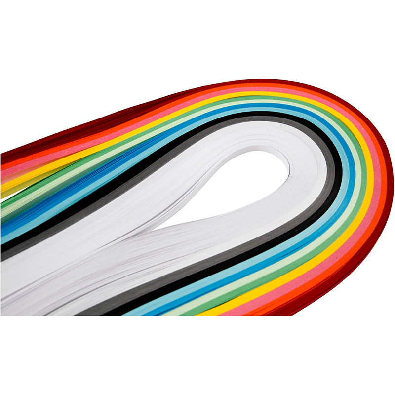 Load image into Gallery viewer, Https: www.cchobby.nl quilling-stroken-l-78-cm-b-5-mm-120-gr-diverse-kleuren-12x100-stuk-1-doos
